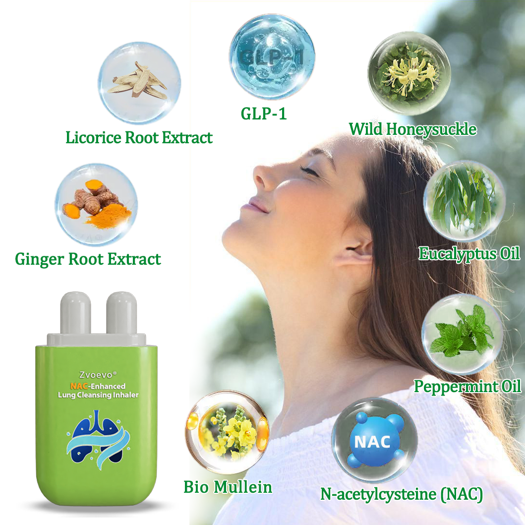 ✅Official Store|Zvoevo® NAC-Enhanced Lung Cleansing Inhaler(💝American Owned and Operated💝)