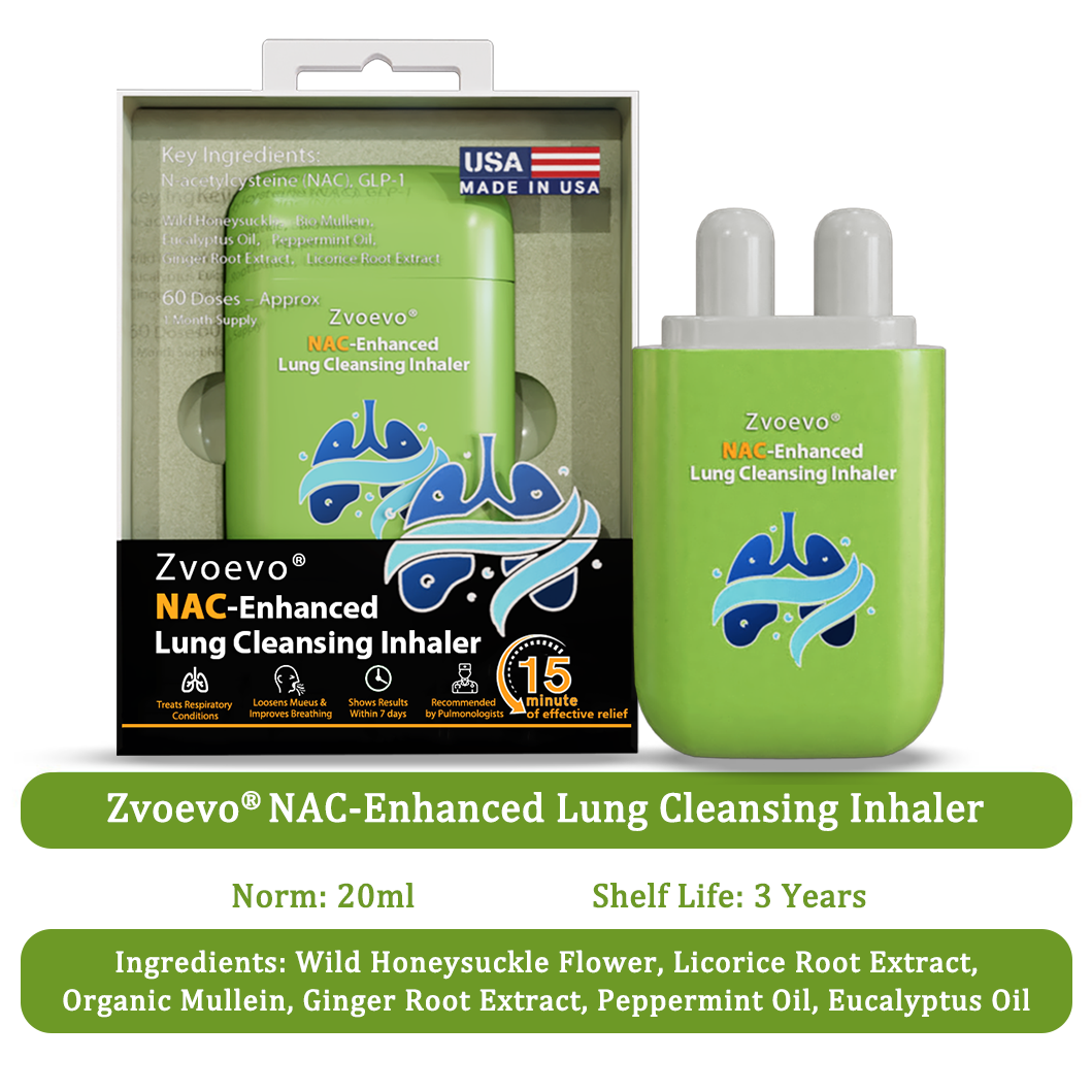 ✅Official Store|Zvoevo® NAC-Enhanced Lung Cleansing Inhaler(💝American Owned and Operated💝)