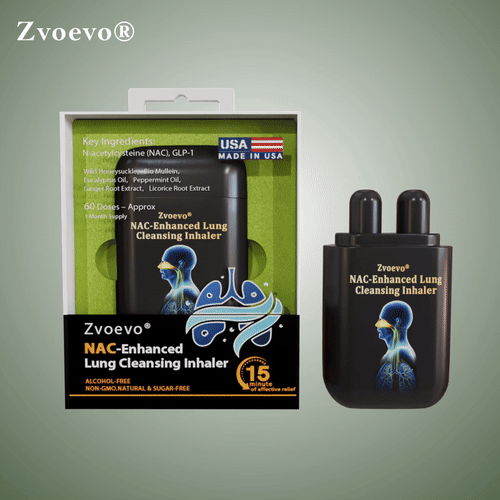 ✅✅Official Store|Zvoevo® NAC-Enhanced Lung Cleansing Inhaler(🫁Sinusitis,cough, wheezing, shortness of breath, sputum, stuffy nose, bronchitis, allergy symptoms, lung discomfort🫁)