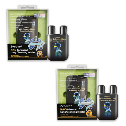 ✅Official Store|Zvoevo® NAC-Enhanced Lung Cleansing Inhaler(🫁Sinusitis,cough, wheezing, shortness of breath, sputum, stuffy nose, bronchitis, allergy symptoms, lung discomfort🫁)