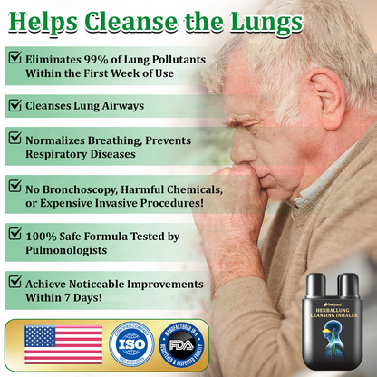 🦙✅Official Store|Ourlyard™ Herbal Lung Cleansing Inhaler(💝 Cough, wheezing, shortness of breath, sputum, stuffy nose, bronchitis, bronchitis, allergy symptoms, lung discomfort💝)