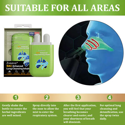 ✅Official Store|Zvoevo® NAC-Enhanced Lung Cleansing Inhaler(💝American Owned and Operated💝)