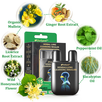 🦙✅Official Store|Ourlyard™ Herbal Lung Cleansing Inhaler(💝 Cough, wheezing, shortness of breath, sputum, stuffy nose, bronchitis, bronchitis, allergy symptoms, lung discomfort💝)